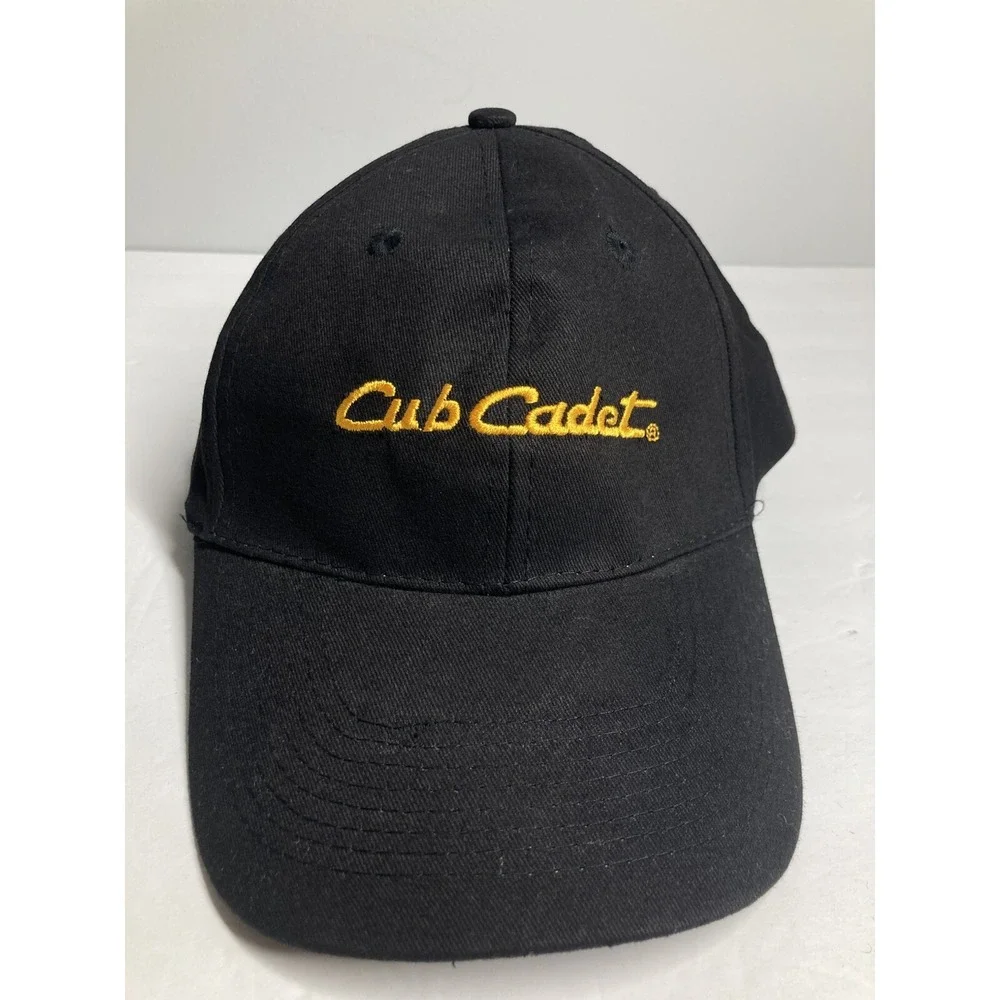Cub Cadet Cap Hat Adult Adjustable Black Cotton Twill Employee Lawn‎ Mowers